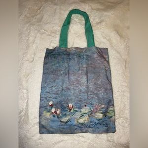 Monet’s Water Lillies Cotton Tote Bag